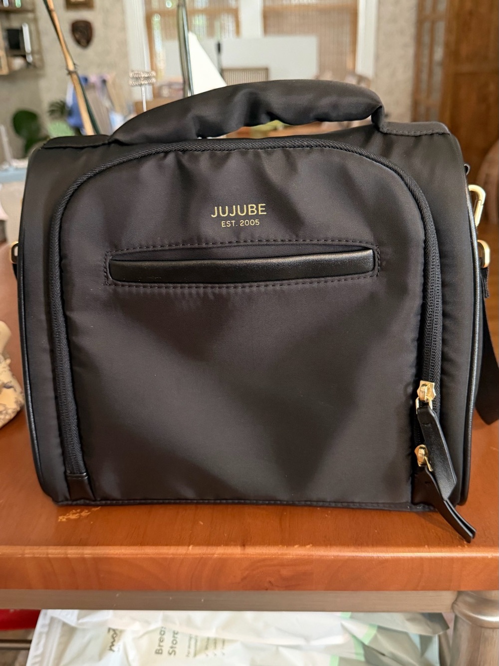 JuJuBe Black Insulated Bottle Bag - Picture 2 of 6